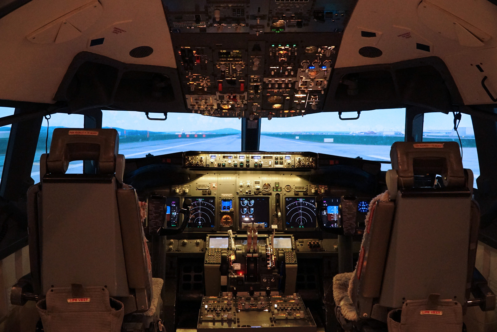 Terje (41) fikk en realistisk opplevelse med en tur i et Boeing 737-800